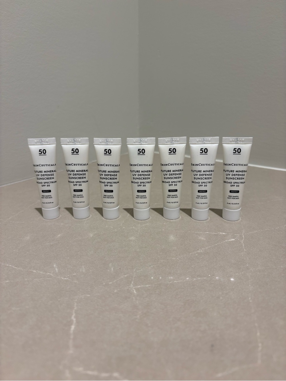 NEW SkinCeuticals SPF 50 Future Mineral UV Defense Sunscreen Tubes (Lot of 7)